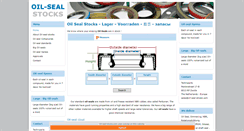 Desktop Screenshot of oil-seal-stocks.com
